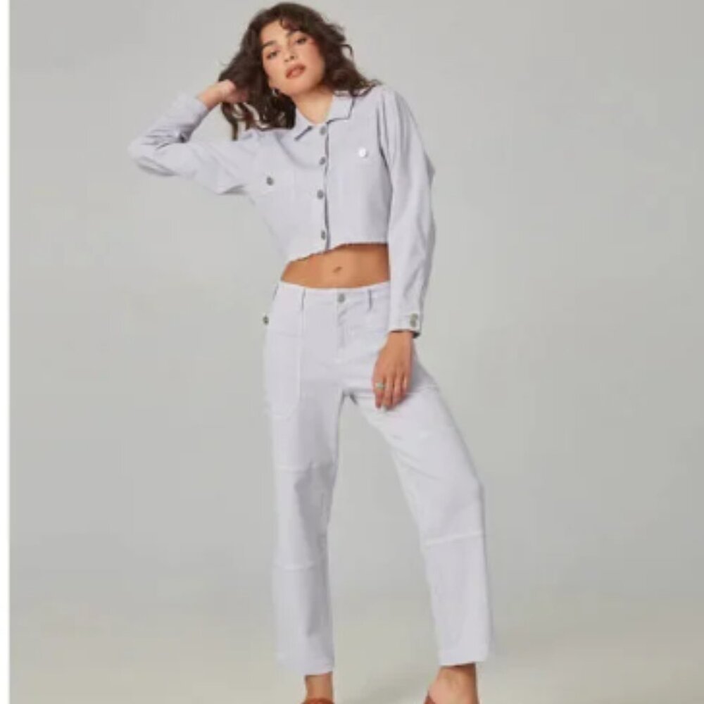 Lola Jeans - High-Rise Willow ML Cargo Pant | Misty Lilac NWT 42